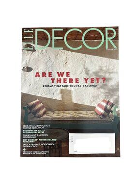 Elle Decor Magazine November 2025 Are We There Yet Rooms That Take You Far Away